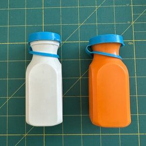 Vintage fisher price milk bottles
